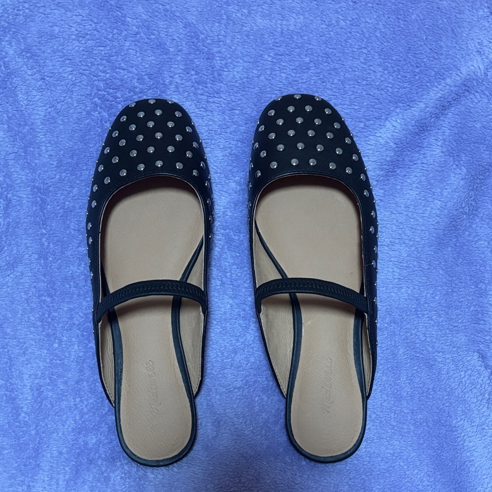 Madewell Brand New Never Worn Black Greta Ballet Flat Mule - Picture 2 of 3